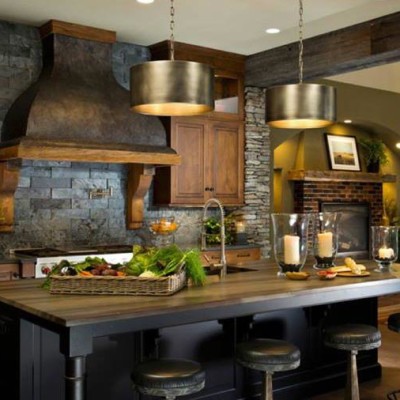Rustic and Modern Kitchen
